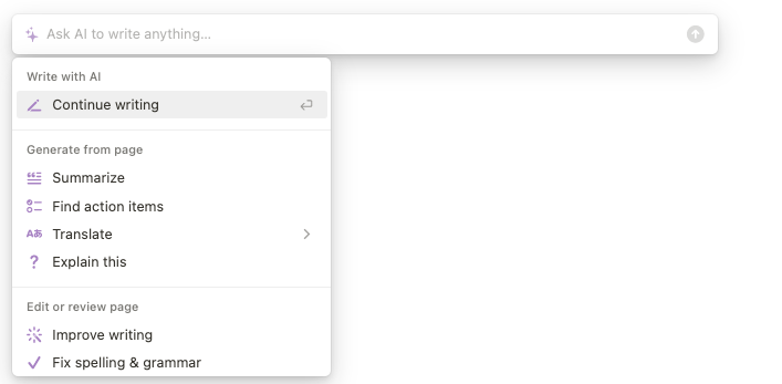 Notion AI